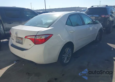 2014 Toyota Corolla Le Plus from USA, damaged, VIN 5YFBURHE3EP175731